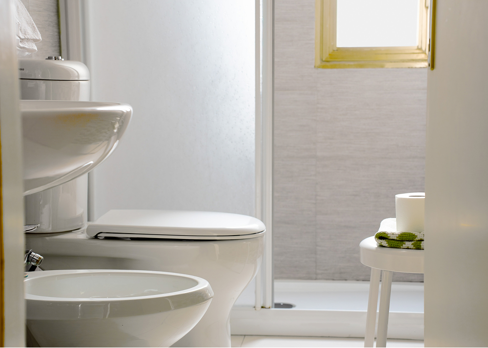 bagno con doccia e bidet camera doppia hotel bologna