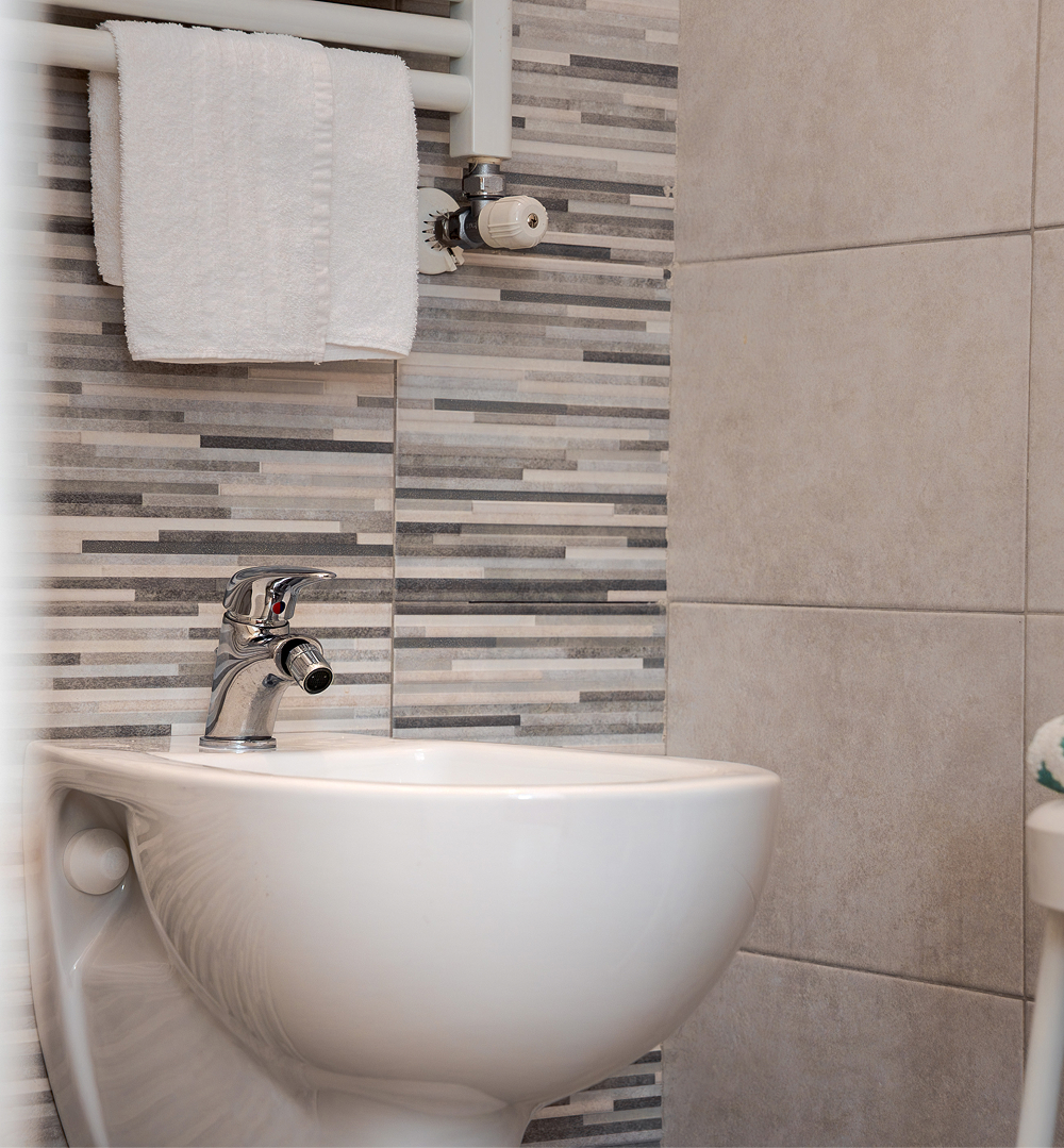 dettaglio bidet bagno camera singola hotel bologna