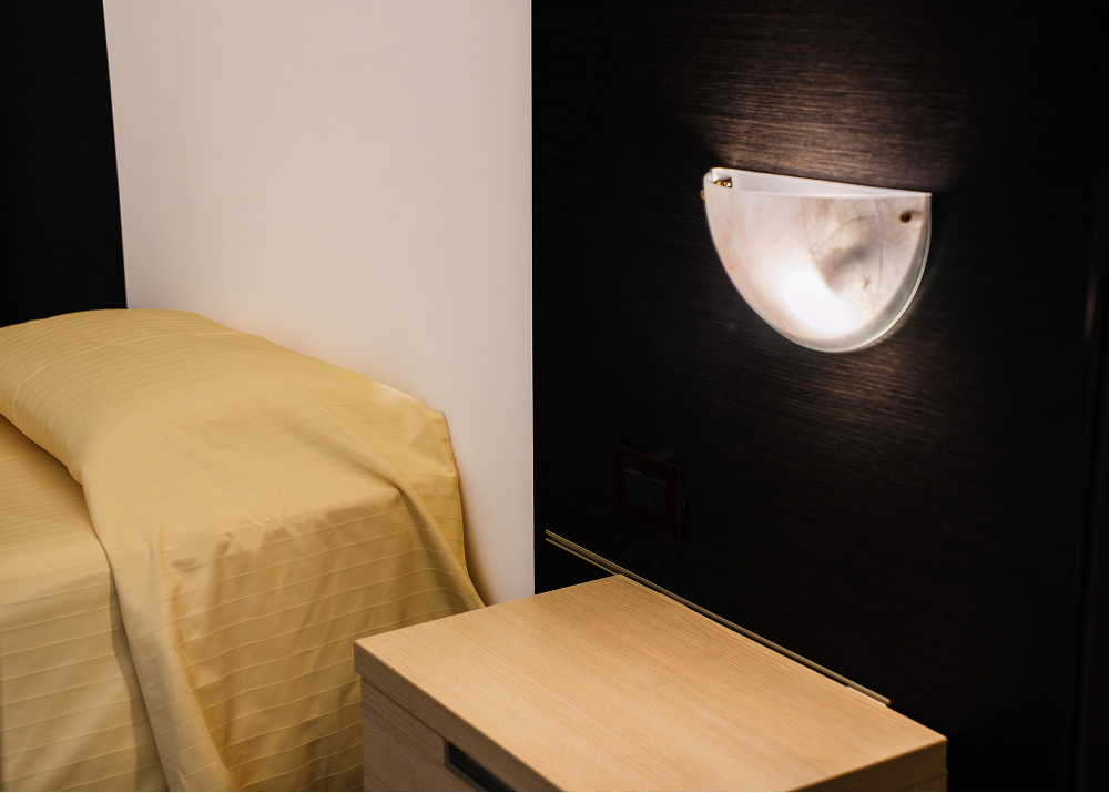 testata letto singolo camera singola hotel bologna